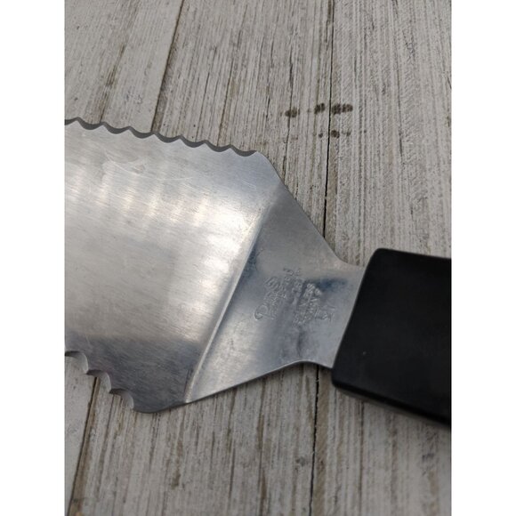 Pampered Chef Pie Server Stainless Steel 1166 Serrated *Damaged* - Picture 4 of 8